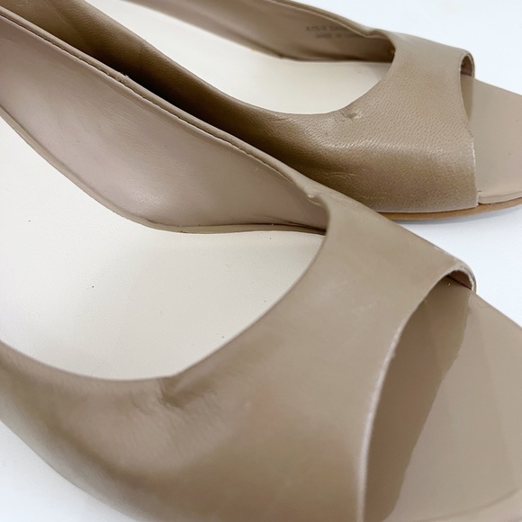 Cole Haan Open Toe Wedge in Tan - Picture 5 of 7